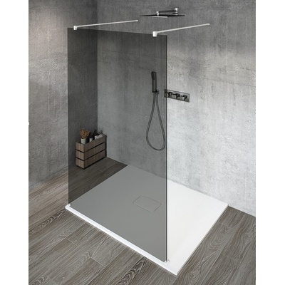 Gelc vario White jednodílná sprchová zástěna do prostoru, kouřové sklo, 1300 mm GX1313GX2215