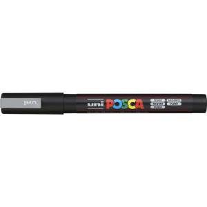 uni Декоративен маркер, 0, 9-1, 3 мм, UNI "Posca PC-3M", сребърен 284737000 (284737000)
