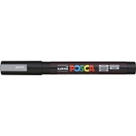 uni Декоративен маркер, 0, 9-1, 3 мм, UNI "Posca PC-3M", сребърен 284737000 (284737000)