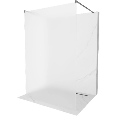 Mexen Kioto свободно стояща душ кабина 100 x 200 см, матирано 8 мм, gun metal - 800-100-002-95-30 (800-100-002-95-30)