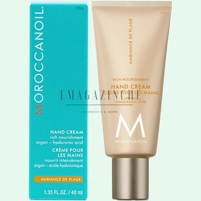 Moroccanoil Хидратиращ крем за ръце с кокос и гардения 40 мл Ambiance de Plage Hand Cream (MRCFMC-BLHCADP40)