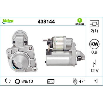 Štartér VALEO 438144