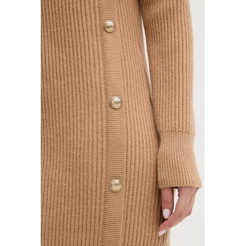 Morgan Рокля Morgan в бежово къса със стандартна кройка RMCOOL (RMCOOL)