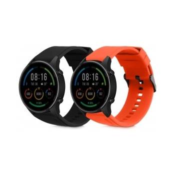 kwmobile 2x Гривна за Xiaomi Mi Watch Color Sport / S1 Active - черен - 53422