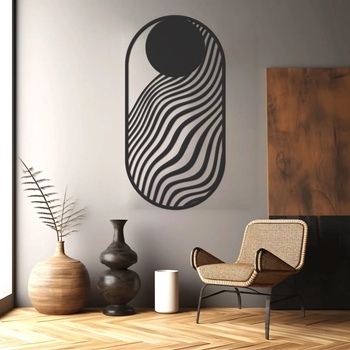 Decono Метална Декорация Moon Waves