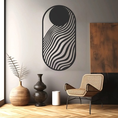Decono Метална Декорация Moon Waves