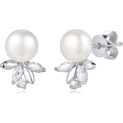 Silverino náušnice se zirkony 7280