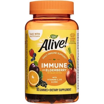 Nature's Way Alive Immune Gummies, 90 желирани таблетки, Nature's Way (10484)