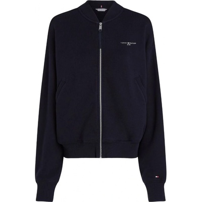 Tommy Hilfiger Cropped Mini Corp Bomber čierny