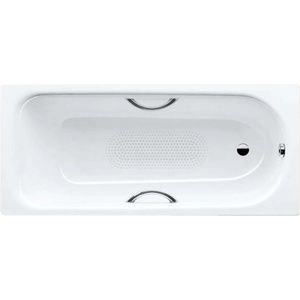 KALDEWEI Advantage - Правоъгълна вана Saniform Plus Star 332, 160x70 см, с отвори за дръжки, противоплъзгащо покритие по цялата повърхност, Perl-Effekt, бяла 133234013001 (133234013001)