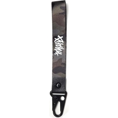 Šňůrka na krk PITCHA LOGO short camo/white