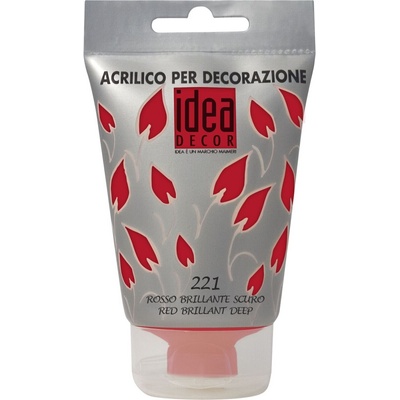 Maimeri Idea Decor АКРИЛНА боя Brilliant Red Deep 110 ml 1 бр (M3818221)