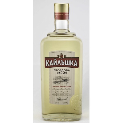 Villa Yambol Kailushka rakije 40% 0,7 l (holá láhev)