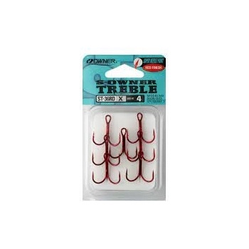 OWNER Trojháčky TREBLE ST-36RD X vel.4 7 ks