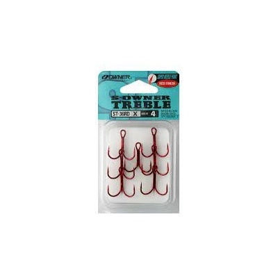 OWNER Trojháčky TREBLE ST-36RD X vel.4 7 ks