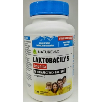 NatureVia Laktobacily 5 Imunita 120 kapslí