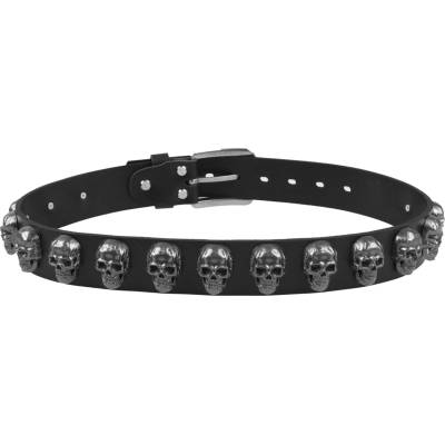 Leather & steel fashion колан LEATHER & STEEL FASHION - Skull - LSF2 036
