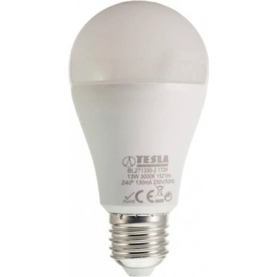 Tesla LED BL271330-2, žiarovka BULB E27, 13W, 1521 lm efektivita 117 lm/W
