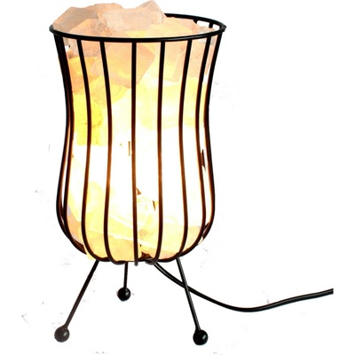 Vysoká industriálna lampa s himalájskou soľou