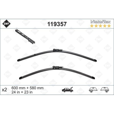 SWF Visioflex Set 600+580 mm 119357