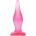 Анален плъг със заострен връх, 13, 8см. - Butt Plug Pink (DEBRA00883)
