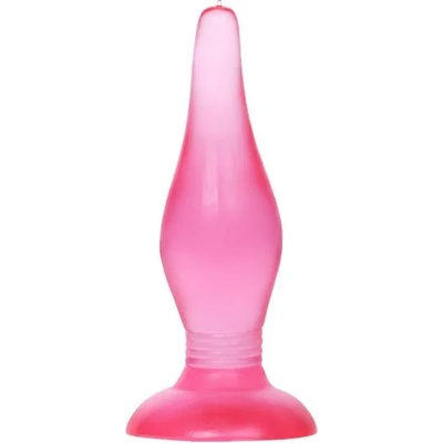 Анален плъг със заострен връх, 13, 8см. - Butt Plug Pink (DEBRA00883)