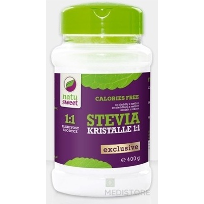 NATUSWEET STEVIA KRISTALLE 400 g