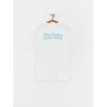 Obey Studios Quality Dissent white