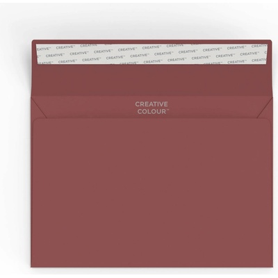 Prémiové barevné obálky Creative Colours™ - 162 x 229 mm (C5) - Bordová