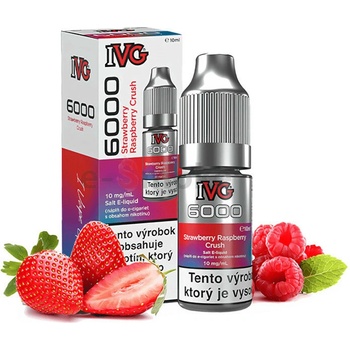 IVG 6000 Salt Strawberry Raspberry Crush 10 ml 10 mg