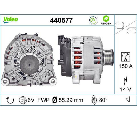 Alternátor VALEO 440577
