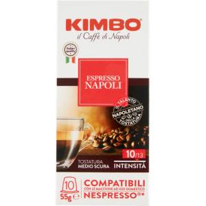 KIMBO Кафе капсули Kimbo Napoli, съвместими с Nespresso, 10бр