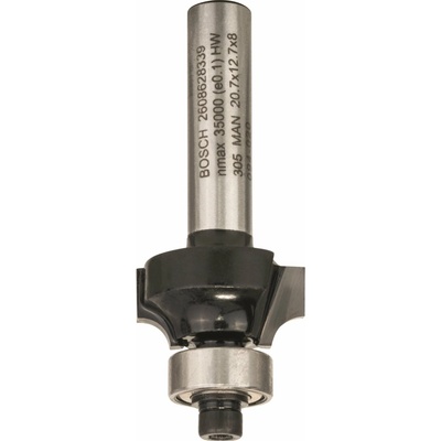 Zaoblovací fréza 8 mm, R1 4 mm, L 10,5 mm, G 53 mm BOSCH 2608628339