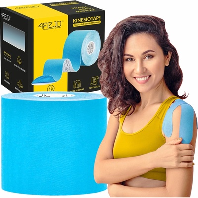 4FIZJO Kinesio tejpovacia páska 7 svetlomodrý 5 cm x 5 m