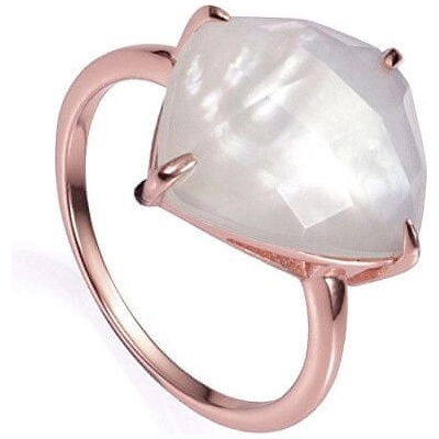 Viceroy Elegantný bronzový prsteň s perleťou Elegant 15110A01