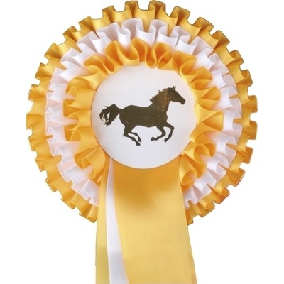 Kokarda třířadá HKM gold/white – Zboží Dáma