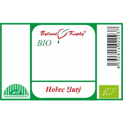 Bylinné kapky Horec žltý bylinné kvapky tinktúra 50 ml
