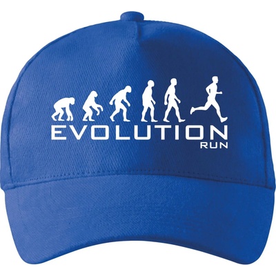 Evolúcia Beh so zahnutým šiltom a látkovou sponou Kráľovská modrá