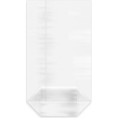 Celofánový sáčok číry s krížovým dnom 9,5 x 4 x 16cm, 100ks 93009 transparentná