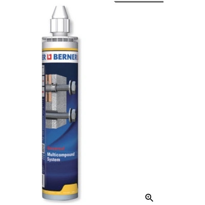 Chemická kotva Berner MULTICOMPOUND universal, 300 ml – Zbozi.Blesk.cz