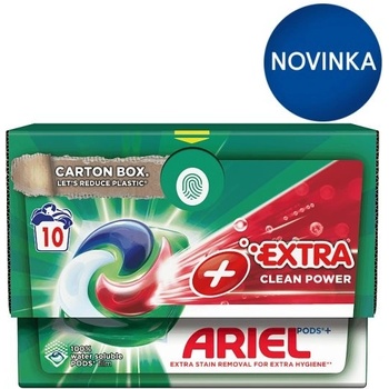 Ariel +Extra Cleaning Power All-in-1 PODS Gélové Kapsuly Na Pranie 10 PD