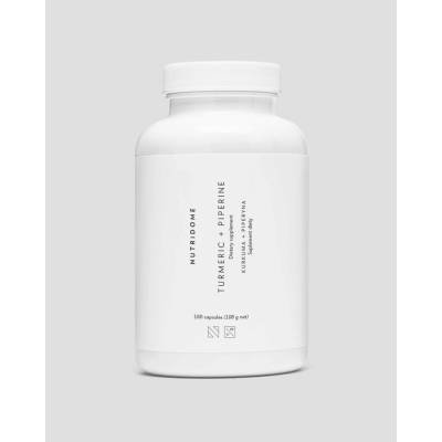 Nutridome Kurkuma a piperin pro podporu trávení a funkce jater 180 kapslí