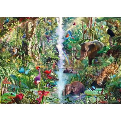 Ravensburger - Puzzle Jungle Animals - 9 000 piese