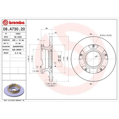 BREMBO 08.A730.20
