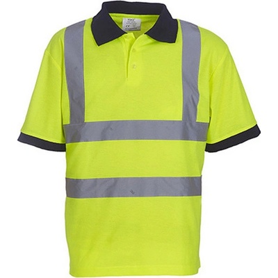 Yoko reflexná polokošeľa HVJ210 Hi-Vis Yellow 5XL