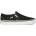 Vans Дамски маратонки Vans Asher Slip On Canvas Trainers Womens - Black/White