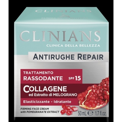 Clinians Antirughe Repair Collagene Firming Face Cream denní krém SPF15 50 ml