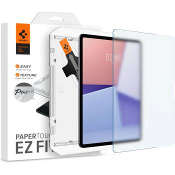 Spigen Paper Touch Tempered Glass EZ Fit - стъклено защитно покритие, подходящо за рисуване за дисплея на iPad Air 13 (2024) (матово)