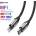 Baseus BMX Sequins USB-C to Lightning Cable PD 18W - MFI сертифициран USB-C към Lightning кабел за Apple устройства с Lightning порт (120 см) (черен)