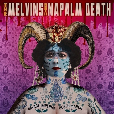 The Melvins & Napalm Death - Savage Imperial Death March (Limited Edition) (Orchid Coloured)(LP) (4526180754572)